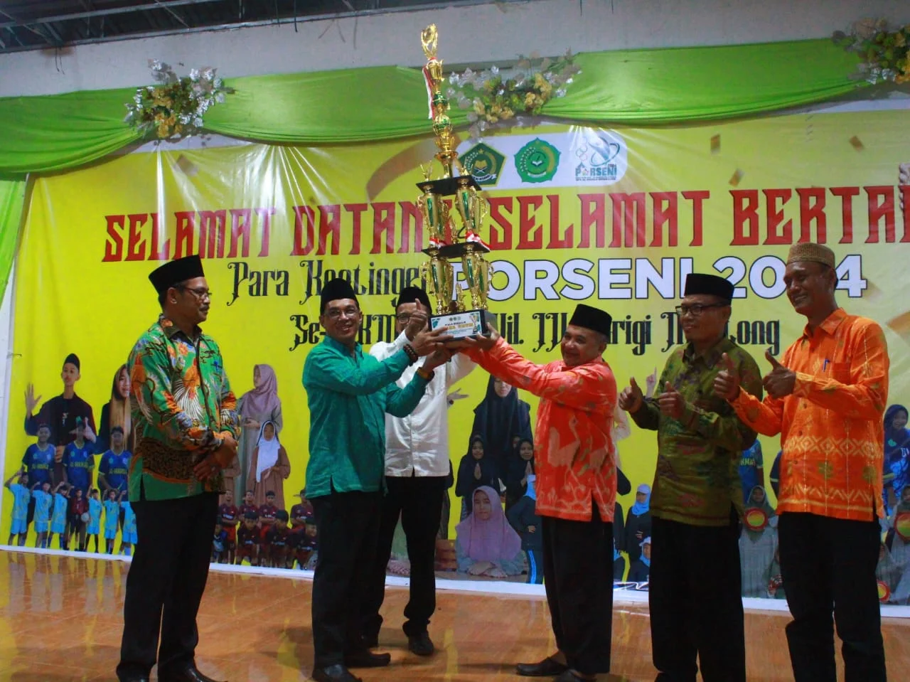 Juara Umum 1 KKMTs Wilayah 3 di MTs Salafiyah Al-Hikmah Kotanagaya Tahun 2024